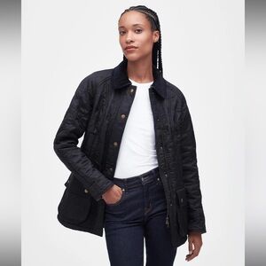 Barbour Beadnell Polarquilt Jacket in Black